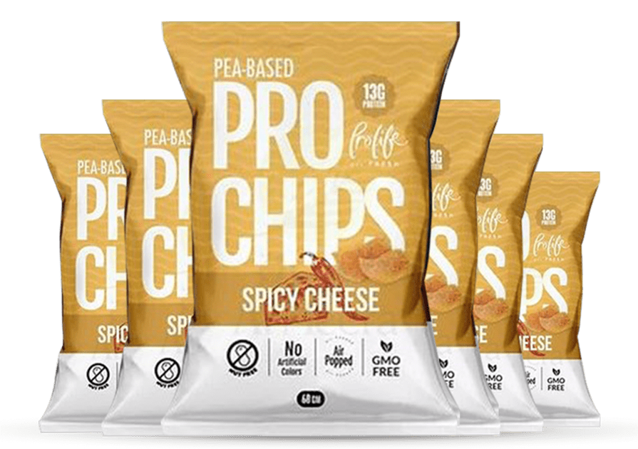 ProLife Pro Chips SPicy Cheese 60g x6 Vinco Kuwait